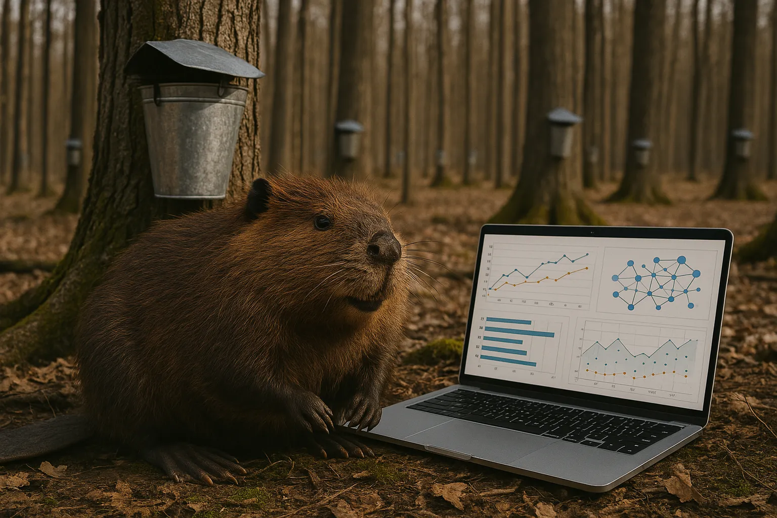 La Forêt 2.0 : Comment une Startup de Sherbrooke Utilise des Castors et l’IA Pour Booster la Production de Sirop d’Érable