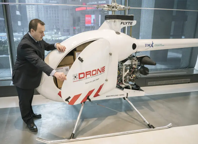 Entrega por dron: una realidad para los hospitales canadienses