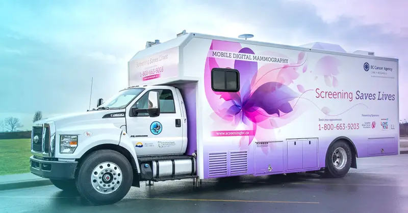 Programme mobile de dépistage du cancer du sein en Colombie-Britannique : une tournée santé pour juin 2025