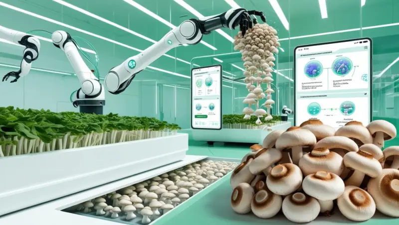Innovación robótica canadiense revoluciona la recolección de champiñones