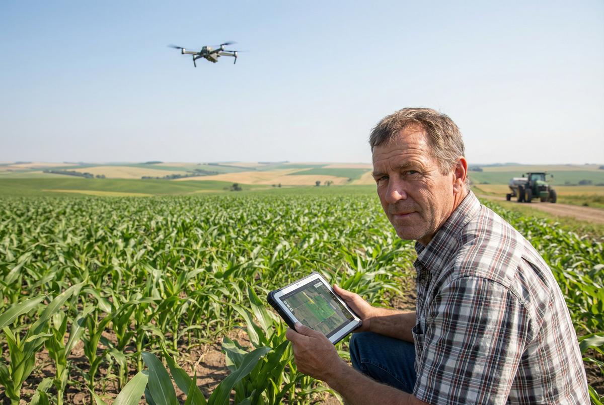 La agricultura de precisión transforma las granjas canadienses gracias a los drones y la IA