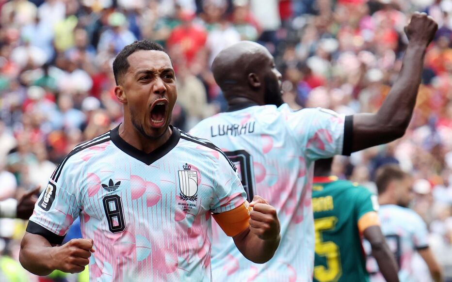 Bélgica celebra su clasificación ante Senegal