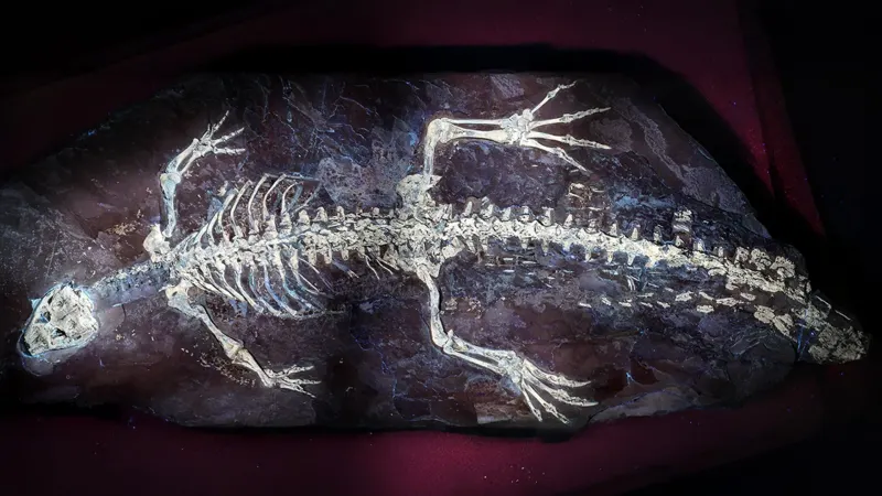 Un rayon d'UV réveille un crocodile de 125 millions d'années