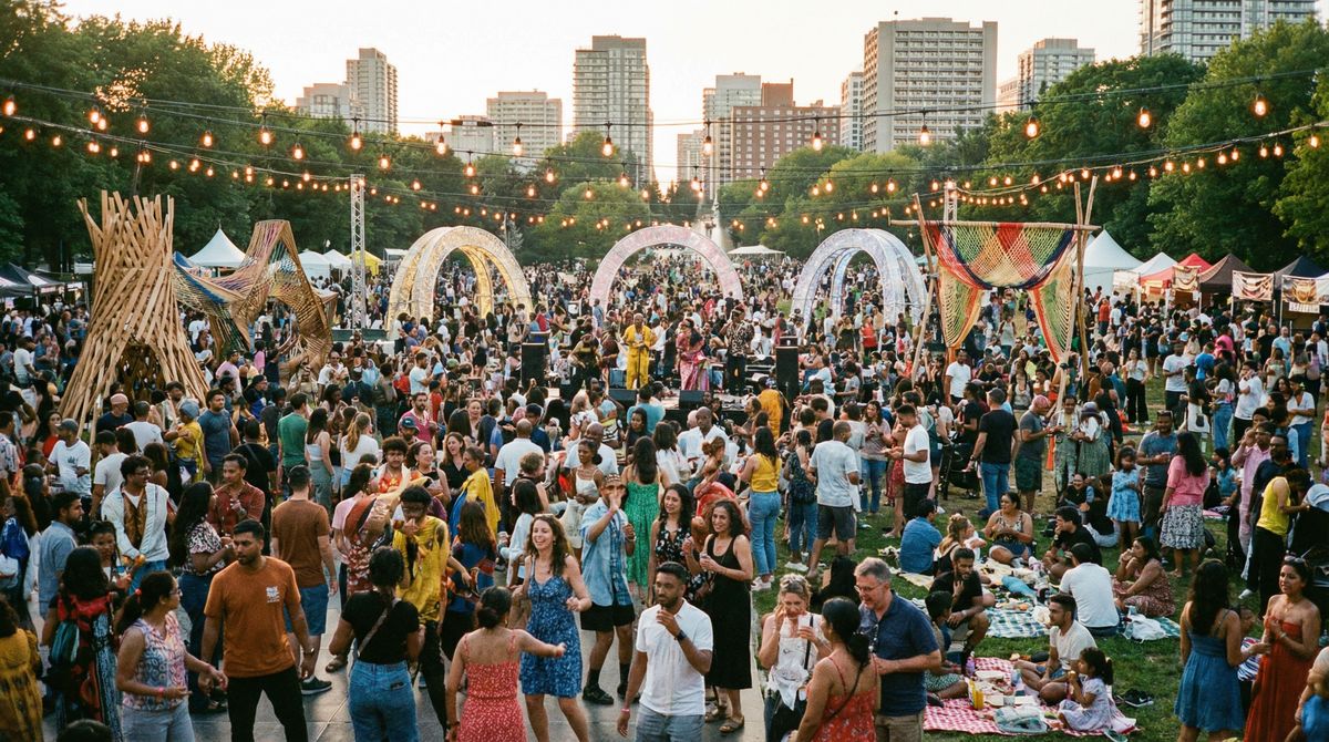 Murale colorée sur un bâtiment en briques