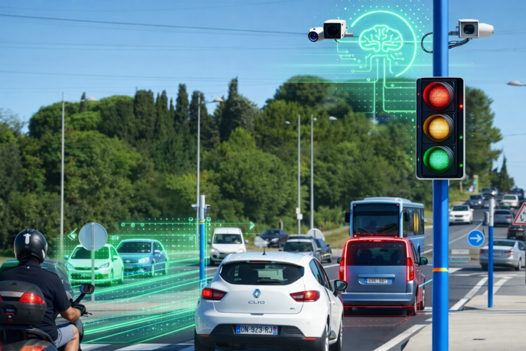 Semáforo gestionado por inteligencia artificial